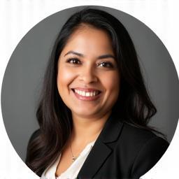 Portrait of Anya Sharma, Studio Manager.